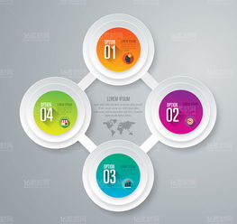 精美彩色信息图表设计矢量素材 点亮互联网信息咨询的视觉表达